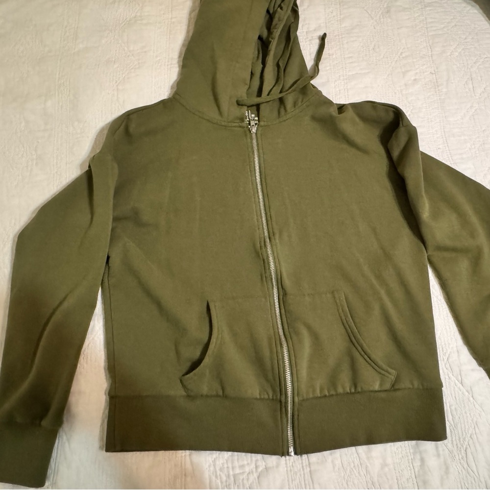 Time and Tru Forest Green Hoodie